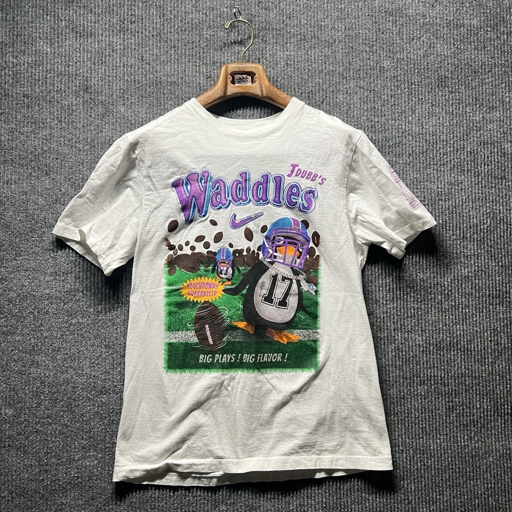 Nike Jalen Waddle T Shirt Mens Medium White NFL Football Rare Print